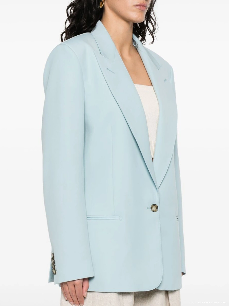 Affordable blazer Women Stella single-breasted oversized McCartney 0821